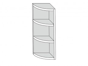 19.30.0р Полка угловая (h=913) радиусная  ЛДСП УНИ в Верхнем Уфалее - verhnij-ufalej.magazin-mebel74.ru | фото
