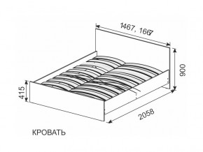 Кровать 1600х2000 ортопедическое основание в Верхнем Уфалее - verhnij-ufalej.magazin-mebel74.ru | фото