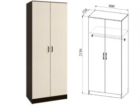 Шкаф 2 двери Ронда ШКР800.1 венге/дуб белфорт в Верхнем Уфалее - verhnij-ufalej.magazin-mebel74.ru | фото
