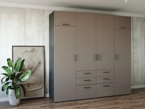 Шкаф распашной 2400А Мокко в Верхнем Уфалее - verhnij-ufalej.magazin-mebel74.ru | фото