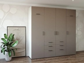 Шкаф распашной 2400Б Мокко в Верхнем Уфалее - verhnij-ufalej.magazin-mebel74.ru | фото